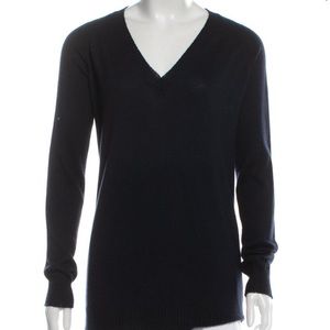 Jenni Kayne Cashmere Blend knit sweater in Navy